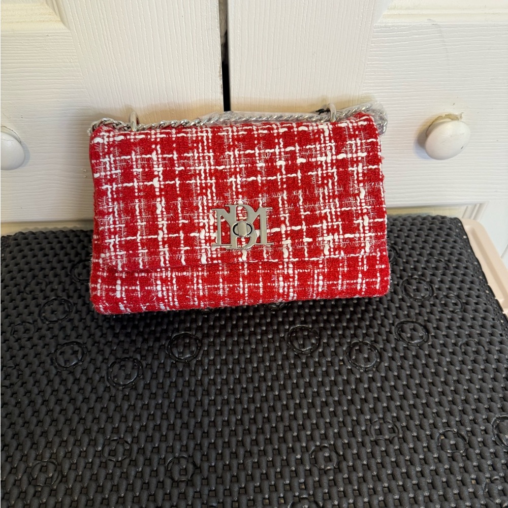Badgley Red Tweed Women Bag